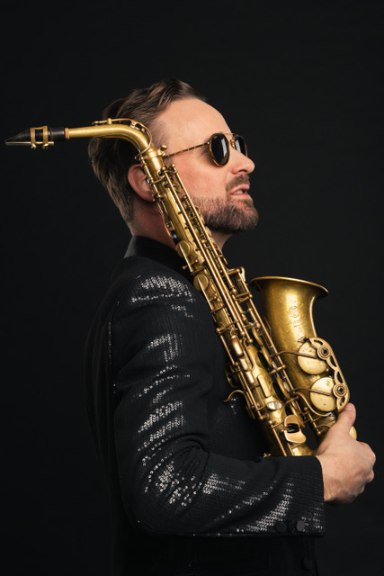 Max The Sax live on stage