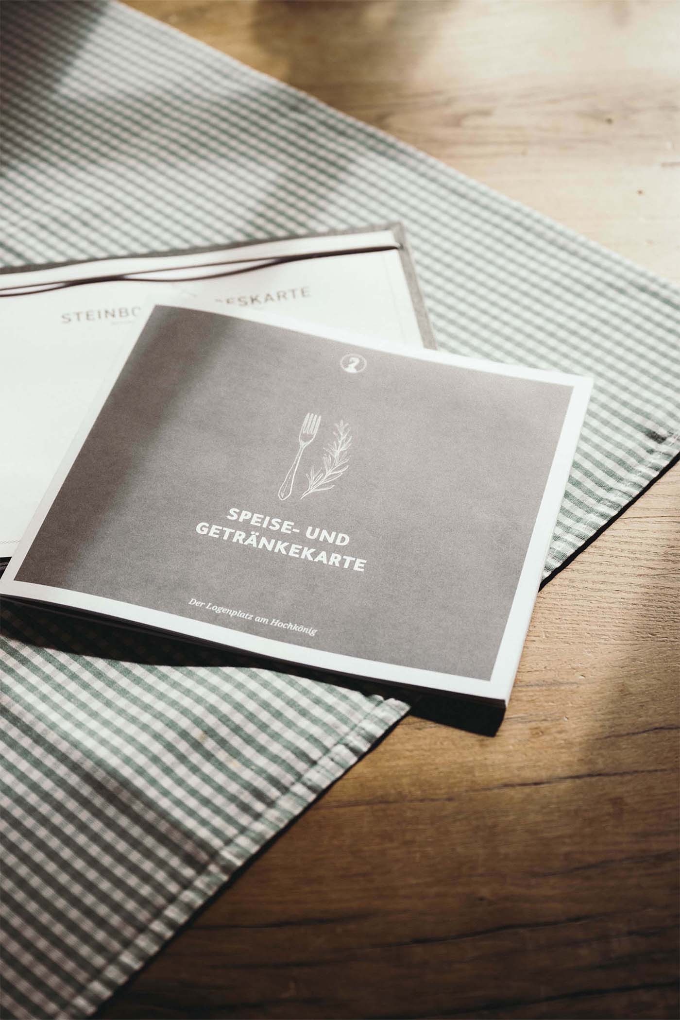 Steinbock alm Speisekarte