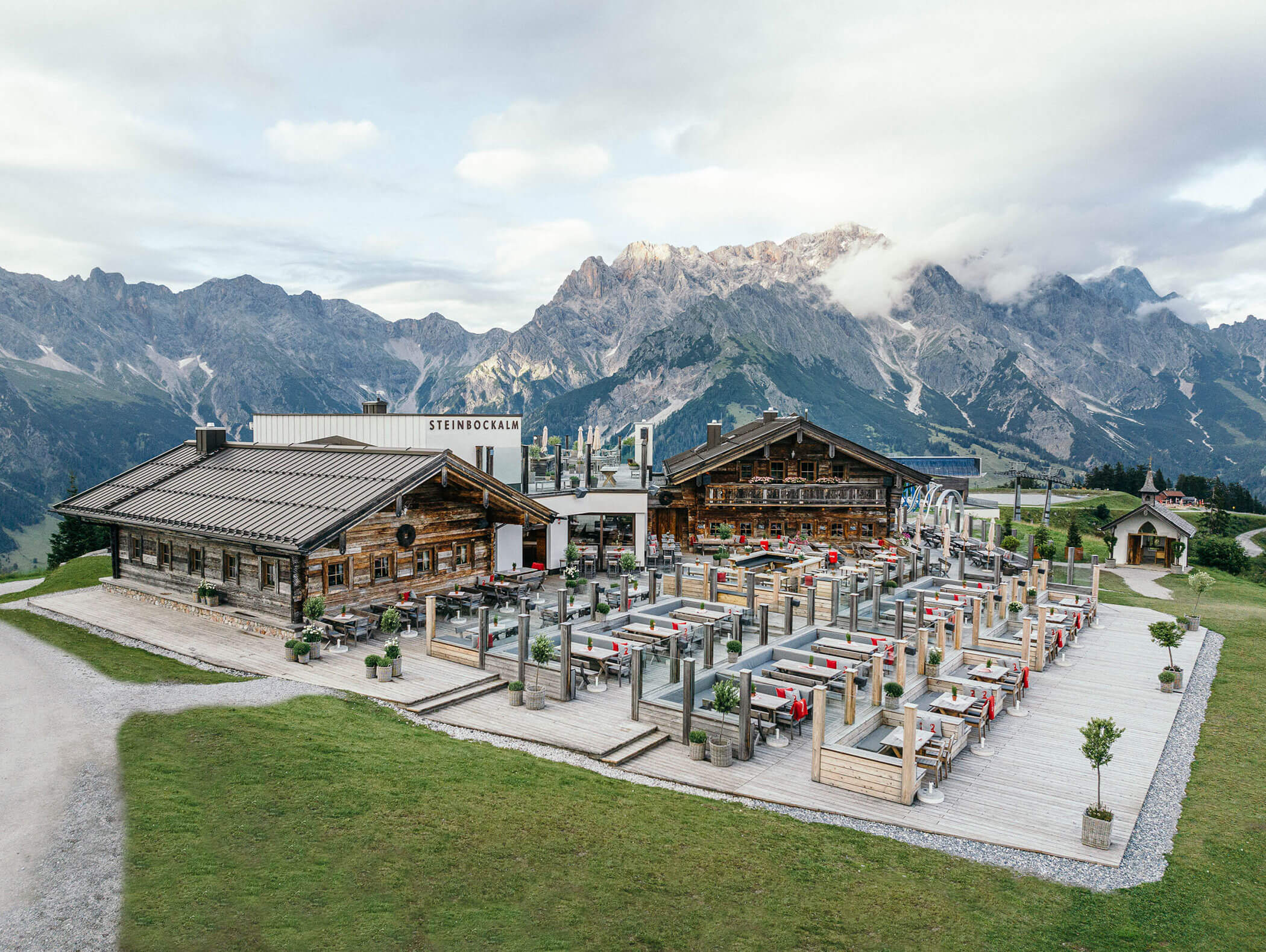View to the Steinbock Alm