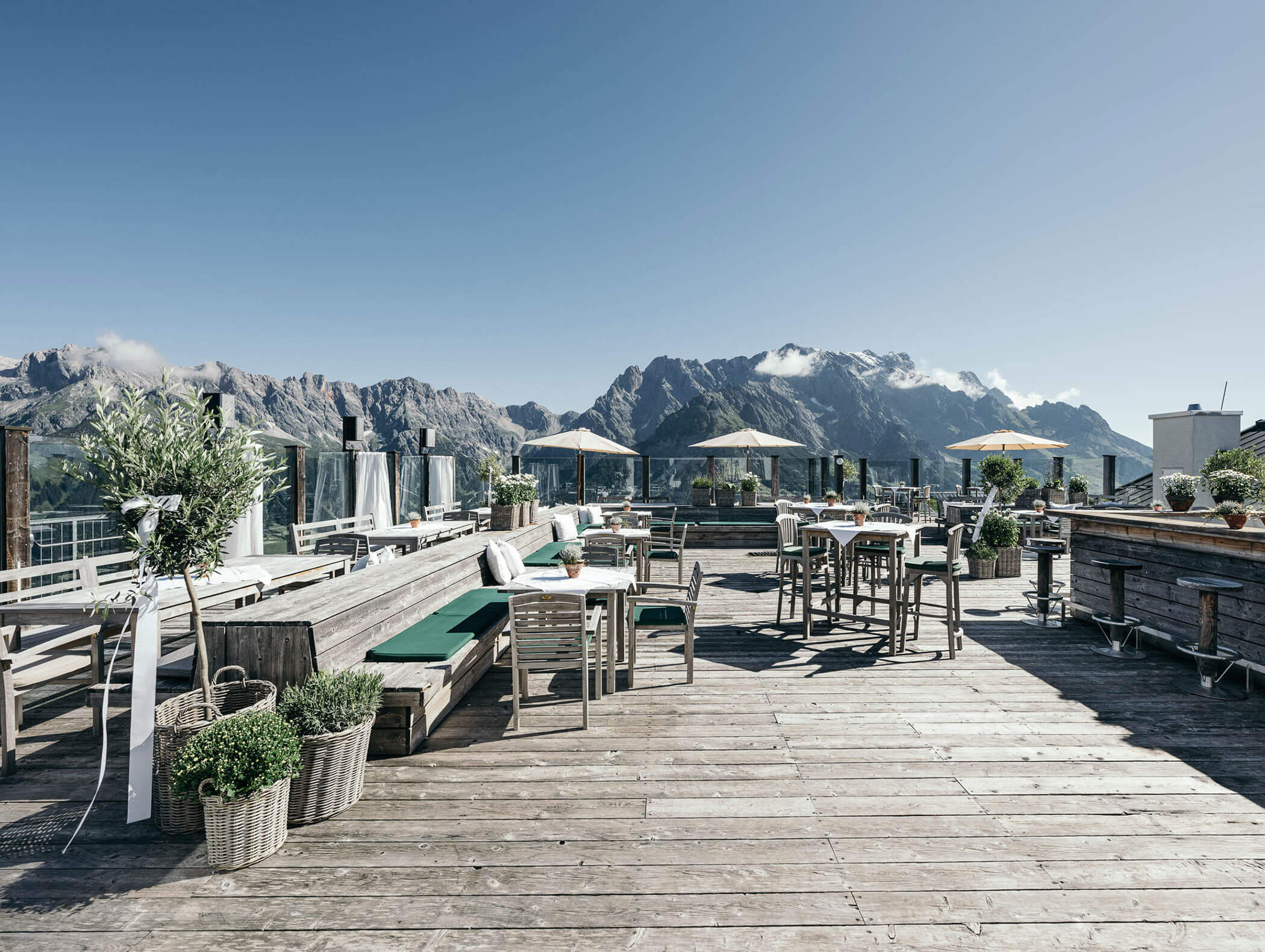 Roof Terrace - Steinbock Alm